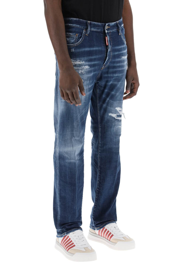 Jeans 642 In Denim Destroyed - Dsquared2 - Men