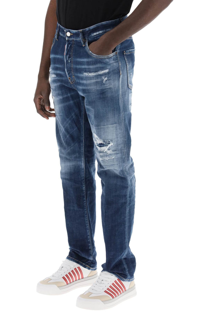 Jeans 642 In Denim Destroyed - Dsquared2 - Men