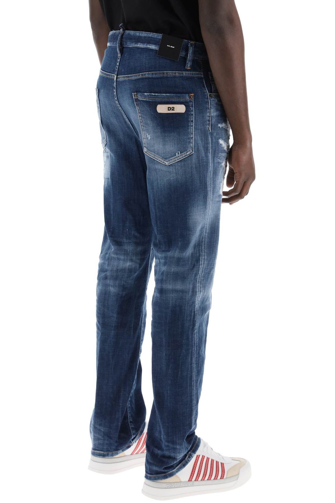 Jeans 642 In Denim Destroyed - Dsquared2 - Men