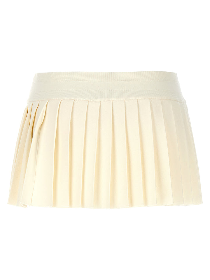 Mini Pleated Skirt Skirts White