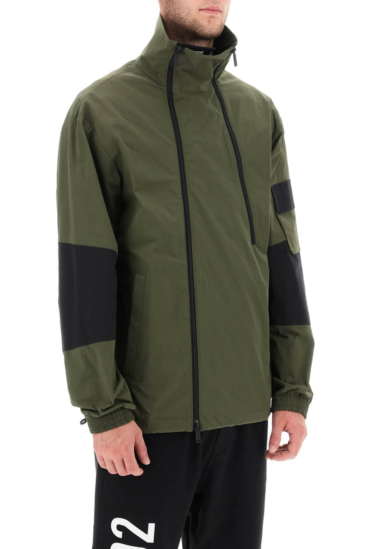 Technical Blouson Jacket In Stretch Cotton - Dsquared2 - Men