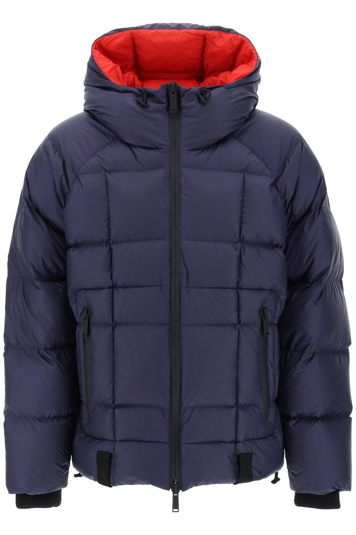 Logo Print Hooded Down Jacket - Dsquared2 - Men