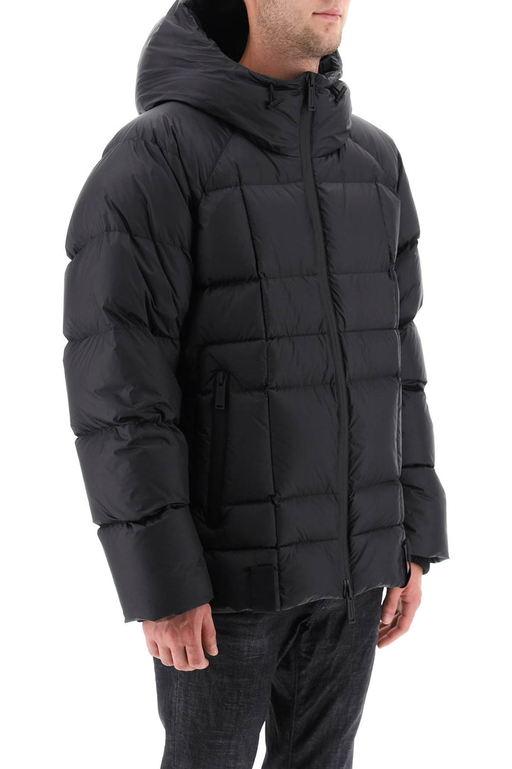 Logo Print Hooded Down Jacket - Dsquared2 - Men