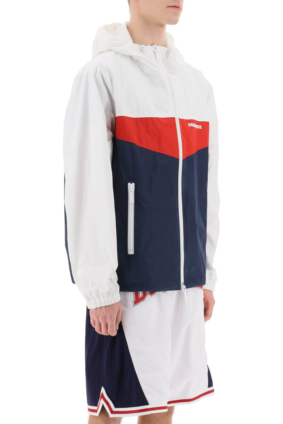 Color Block Windbreaker Jacket - Dsquared2 - Men