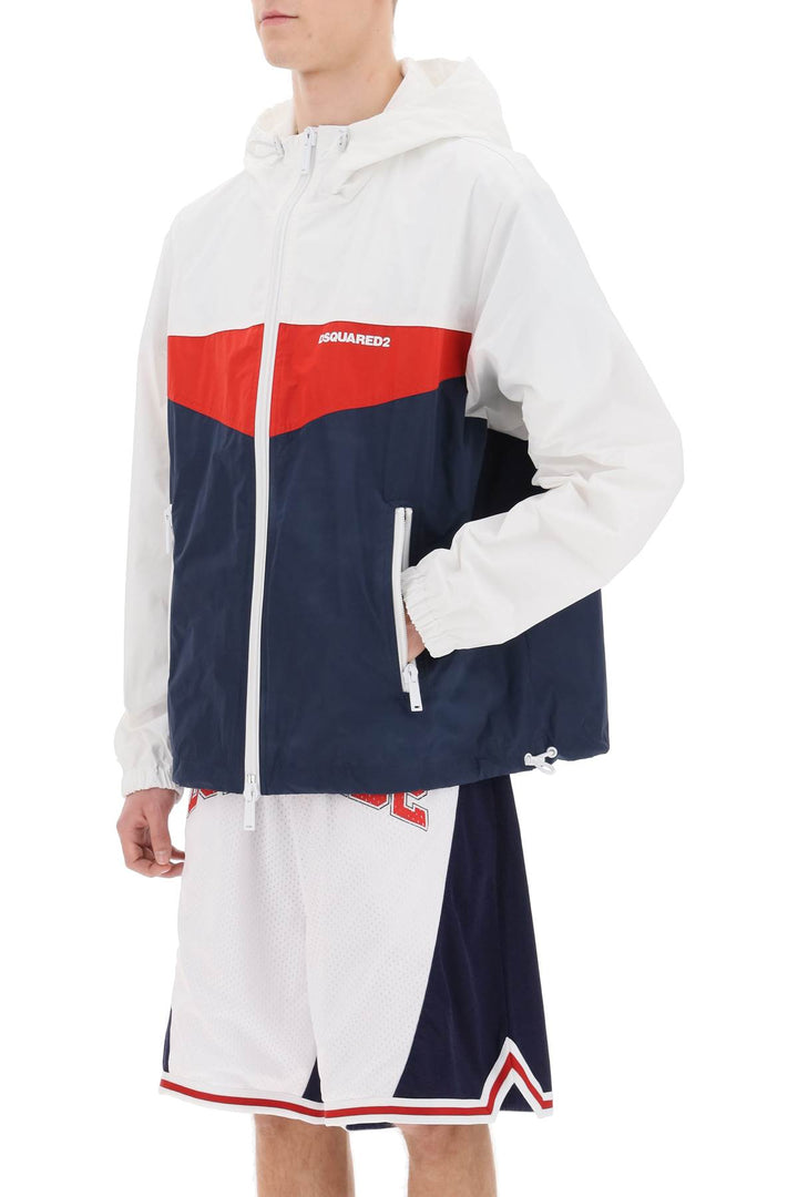 Color Block Windbreaker Jacket - Dsquared2 - Men