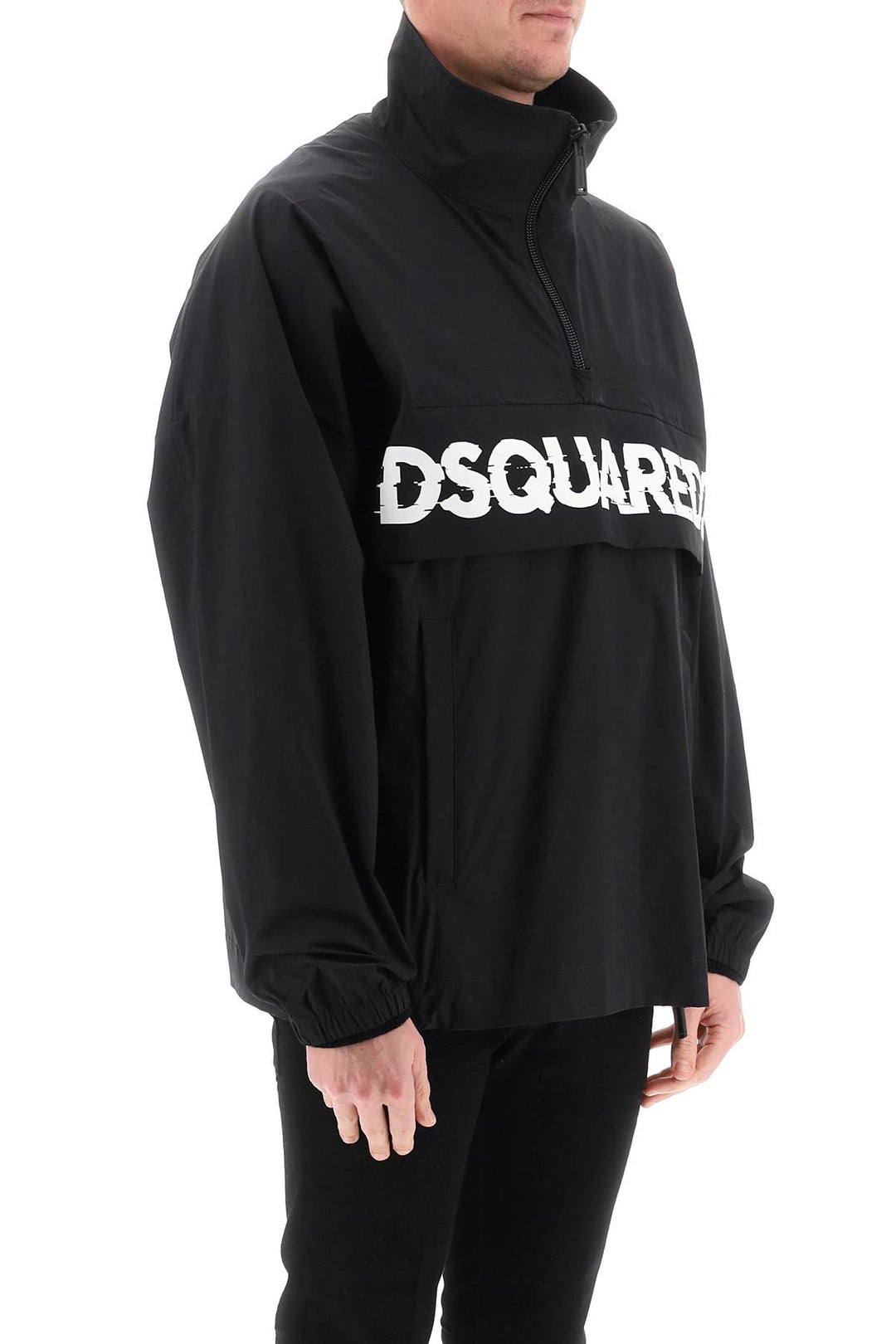 Anorak With Logo Print - Dsquared2 - Men