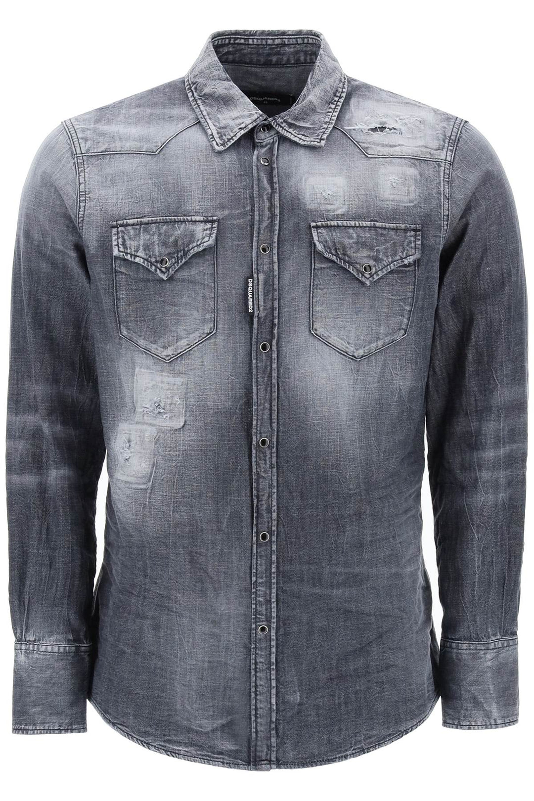 Denim Western Shirt - Dsquared2 - Men