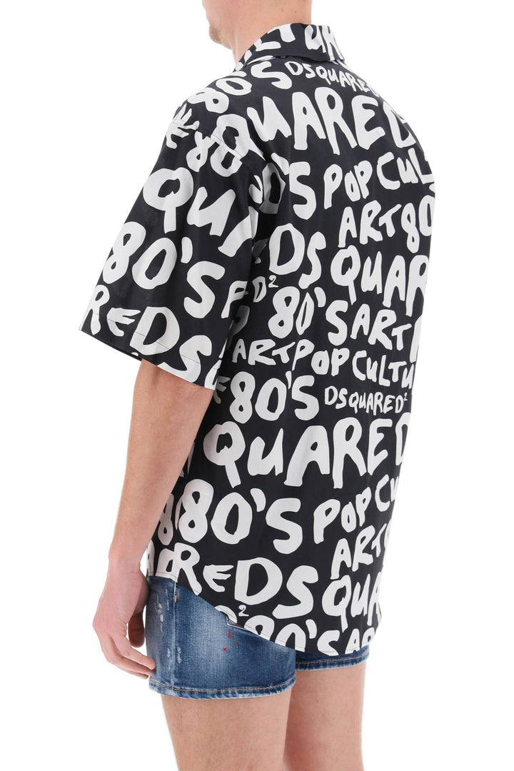 Popo 80's Bowling Shirt - Dsquared2 - Men