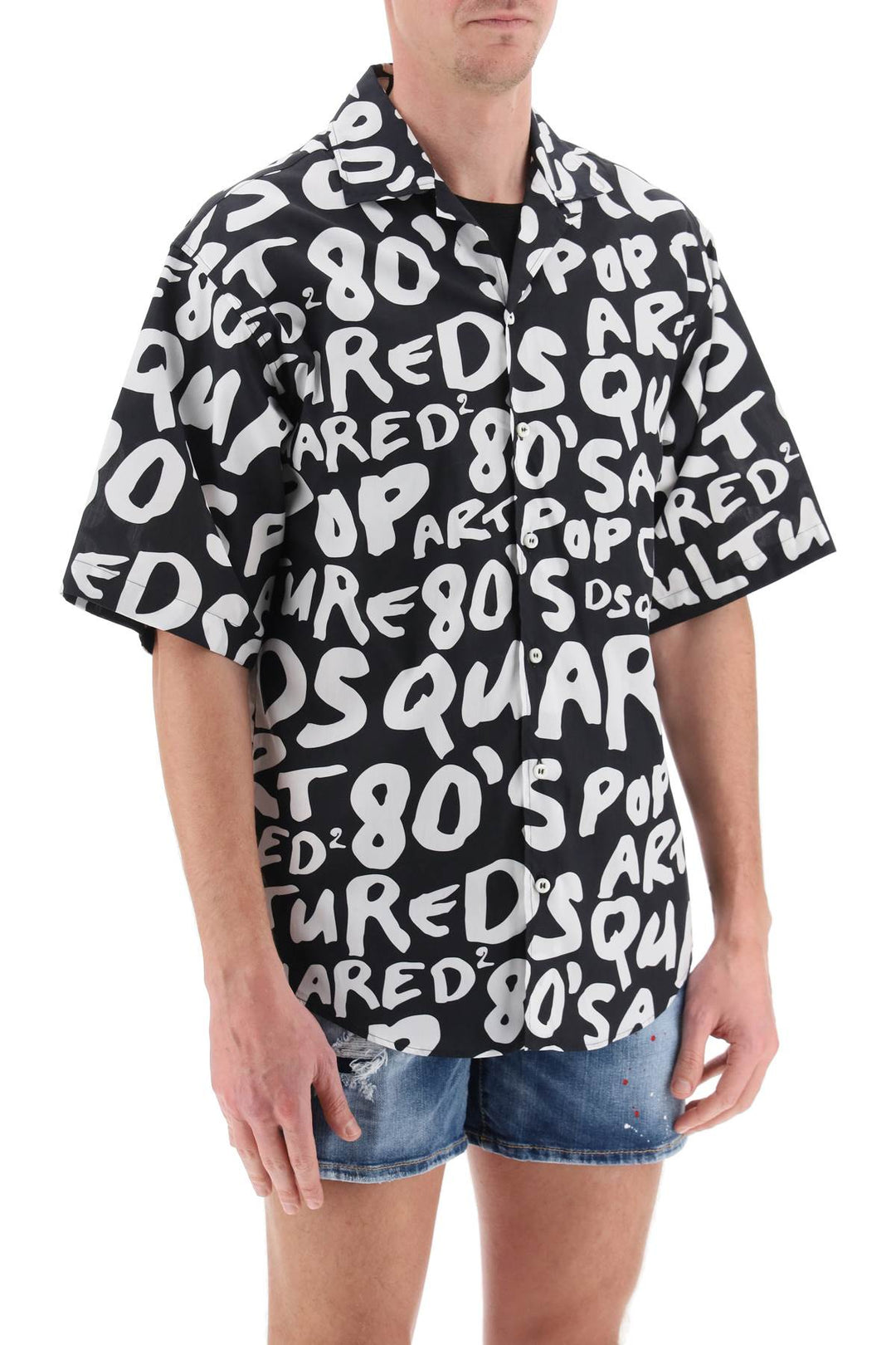 Popo 80's Bowling Shirt - Dsquared2 - Men