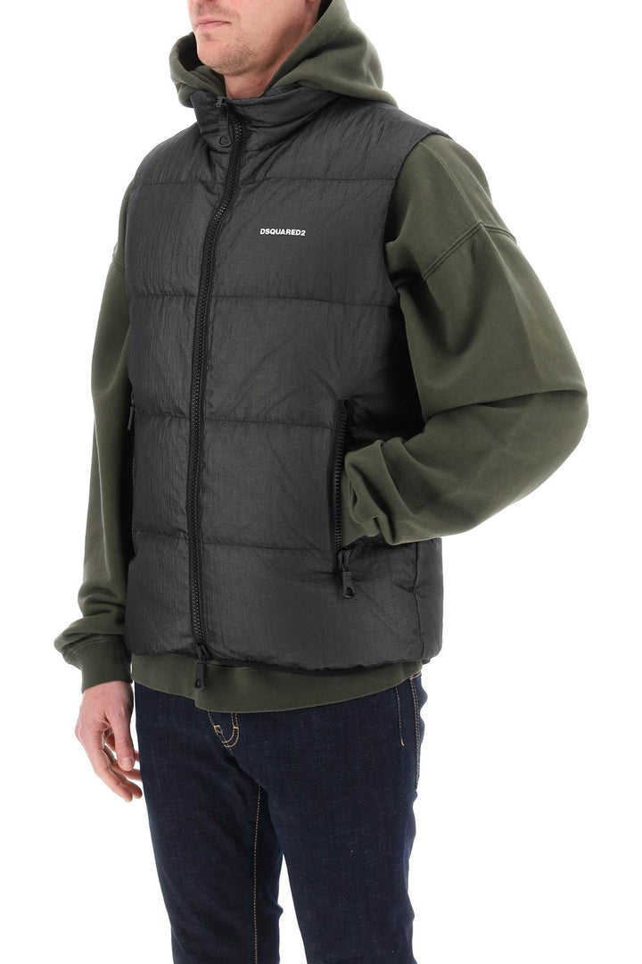 Ripstop Puffer Vest - Dsquared2 - Men