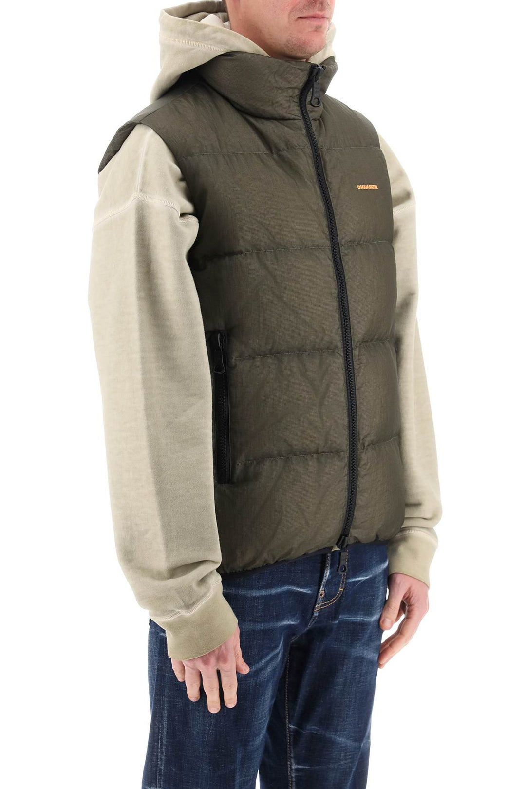 Ripstop Puffer Vest - Dsquared2 - Men