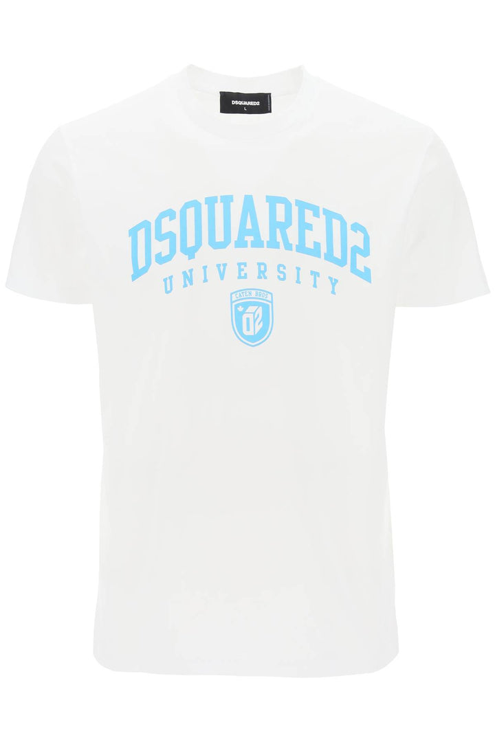 College Print T Shirt - Dsquared2 - Men