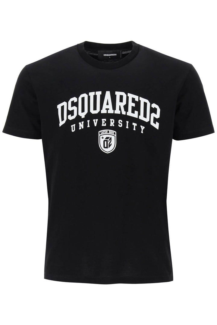 College Print T Shirt - Dsquared2 - Men