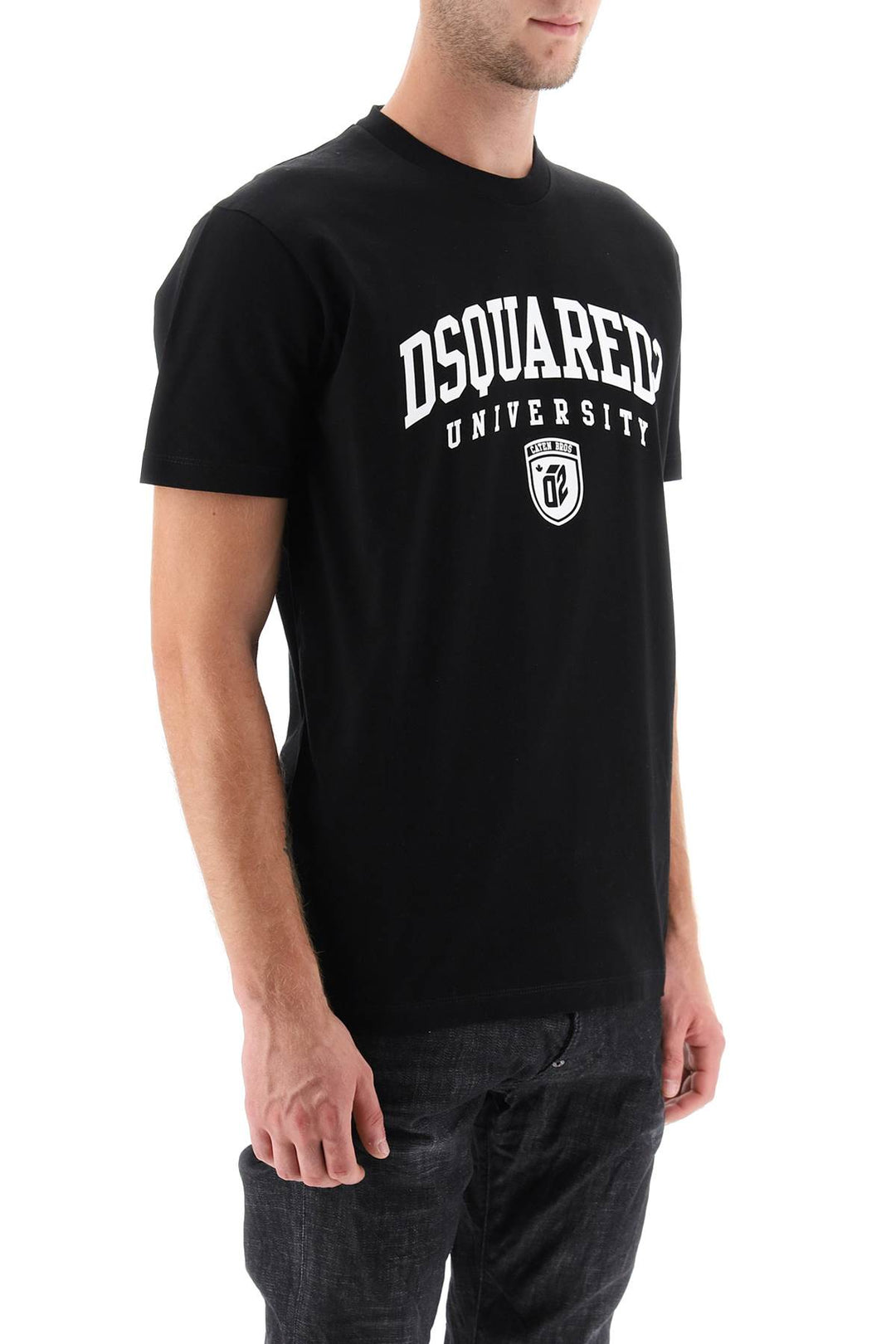 College Print T Shirt - Dsquared2 - Men