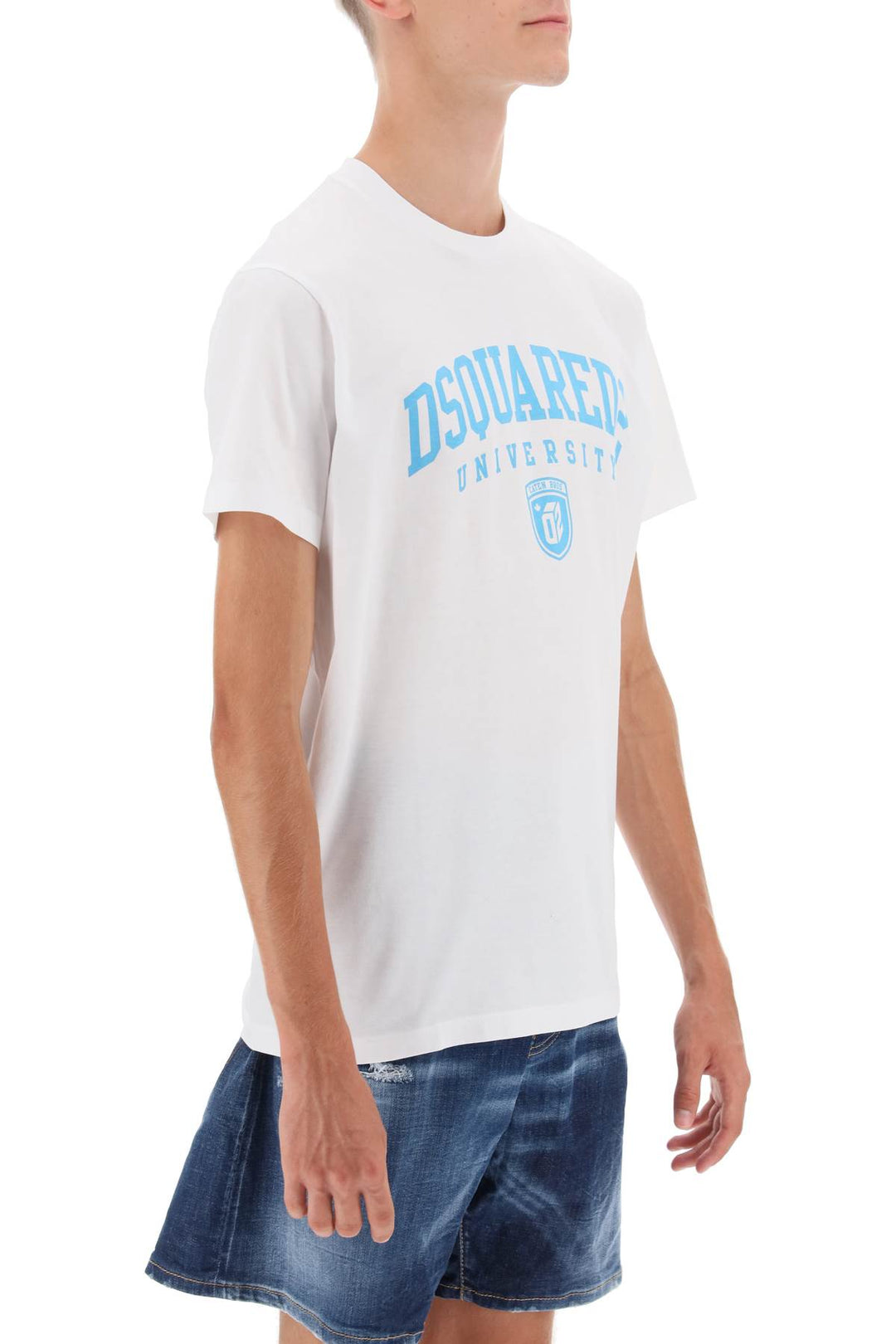 College Print T Shirt - Dsquared2 - Men