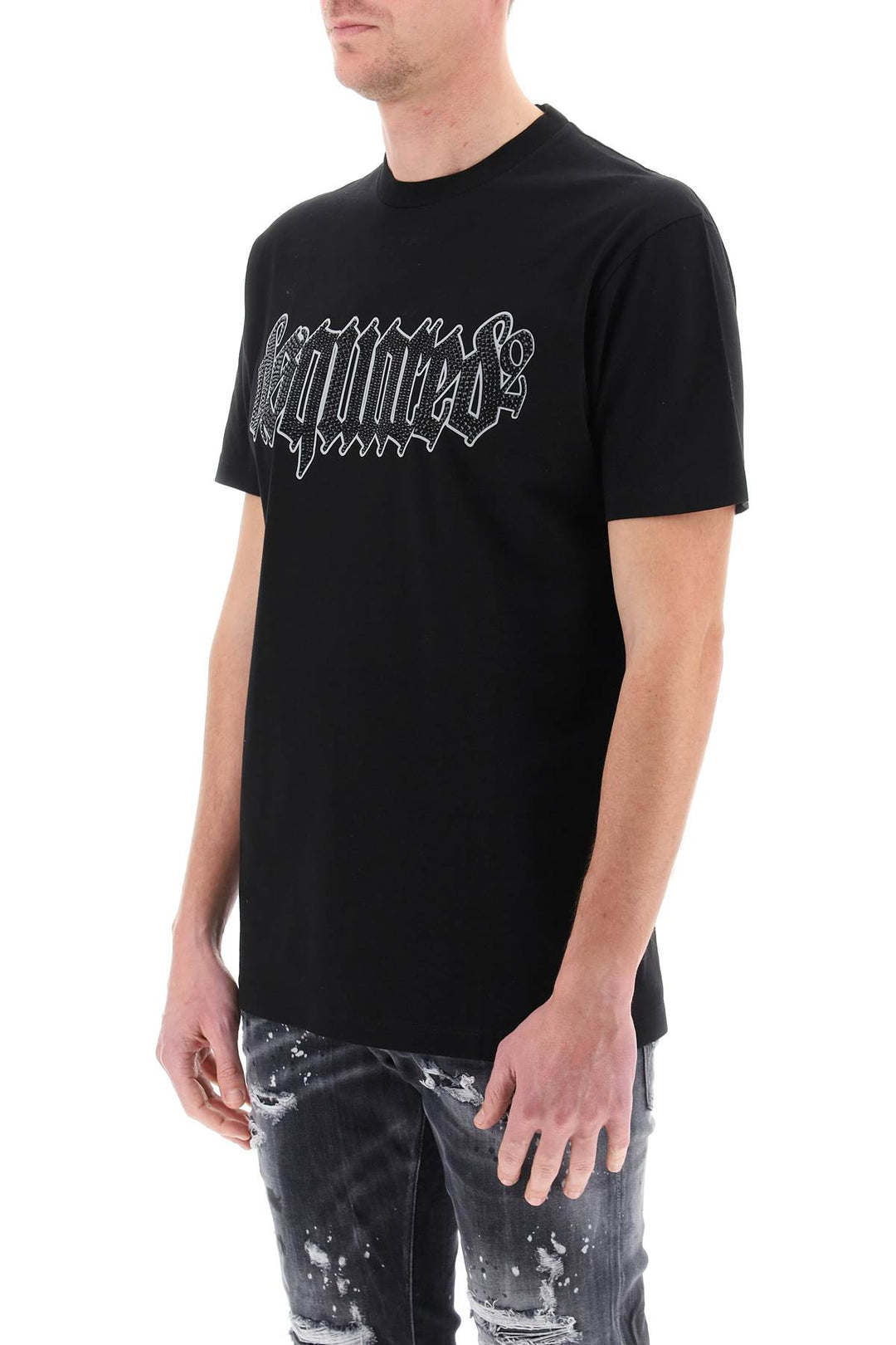 Embellished Cool Fit T Shirt - Dsquared2 - Men