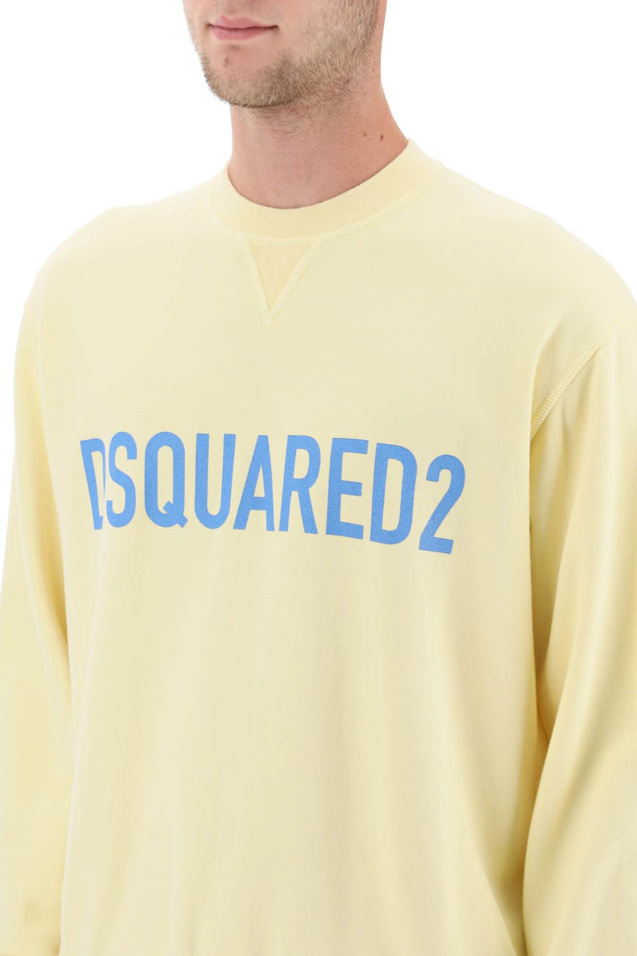 Logo Print Sweatshirt - Dsquared2 - Men