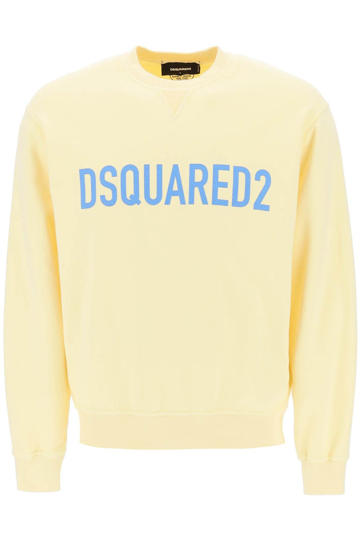 Logo Print Sweatshirt - Dsquared2 - Men