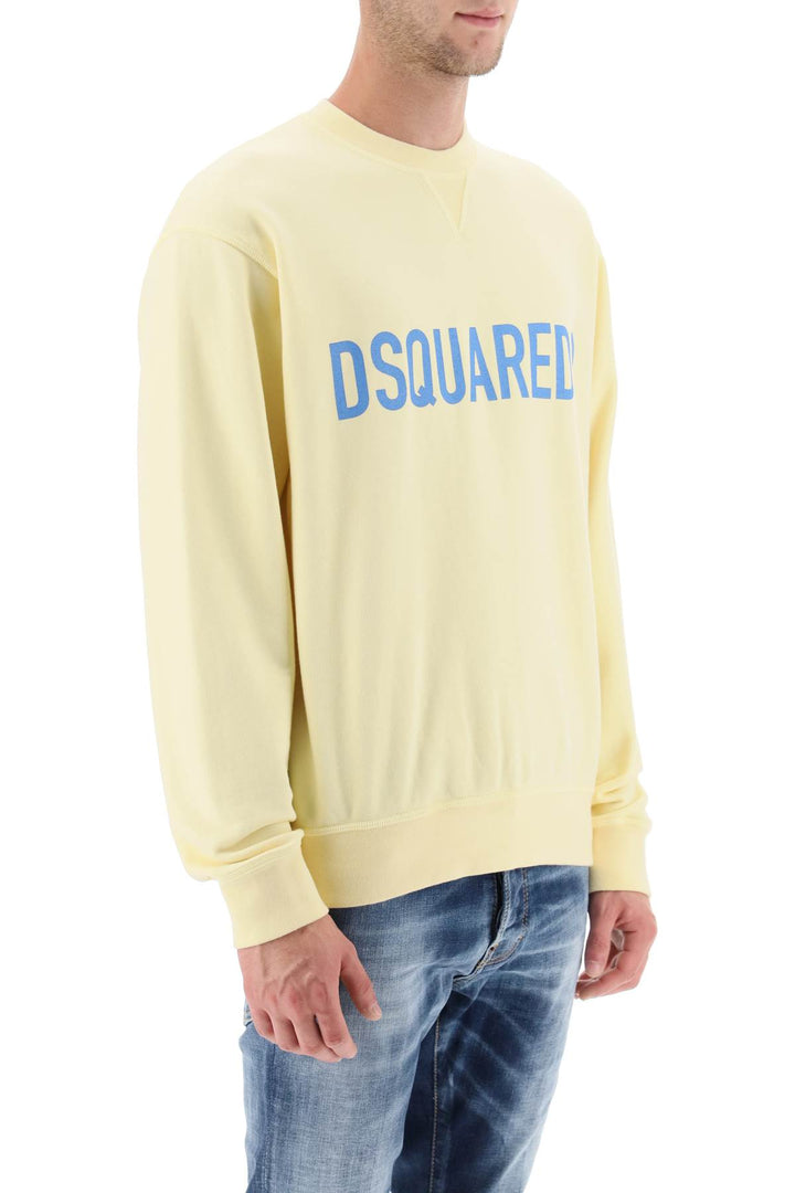 Logo Print Sweatshirt - Dsquared2 - Men