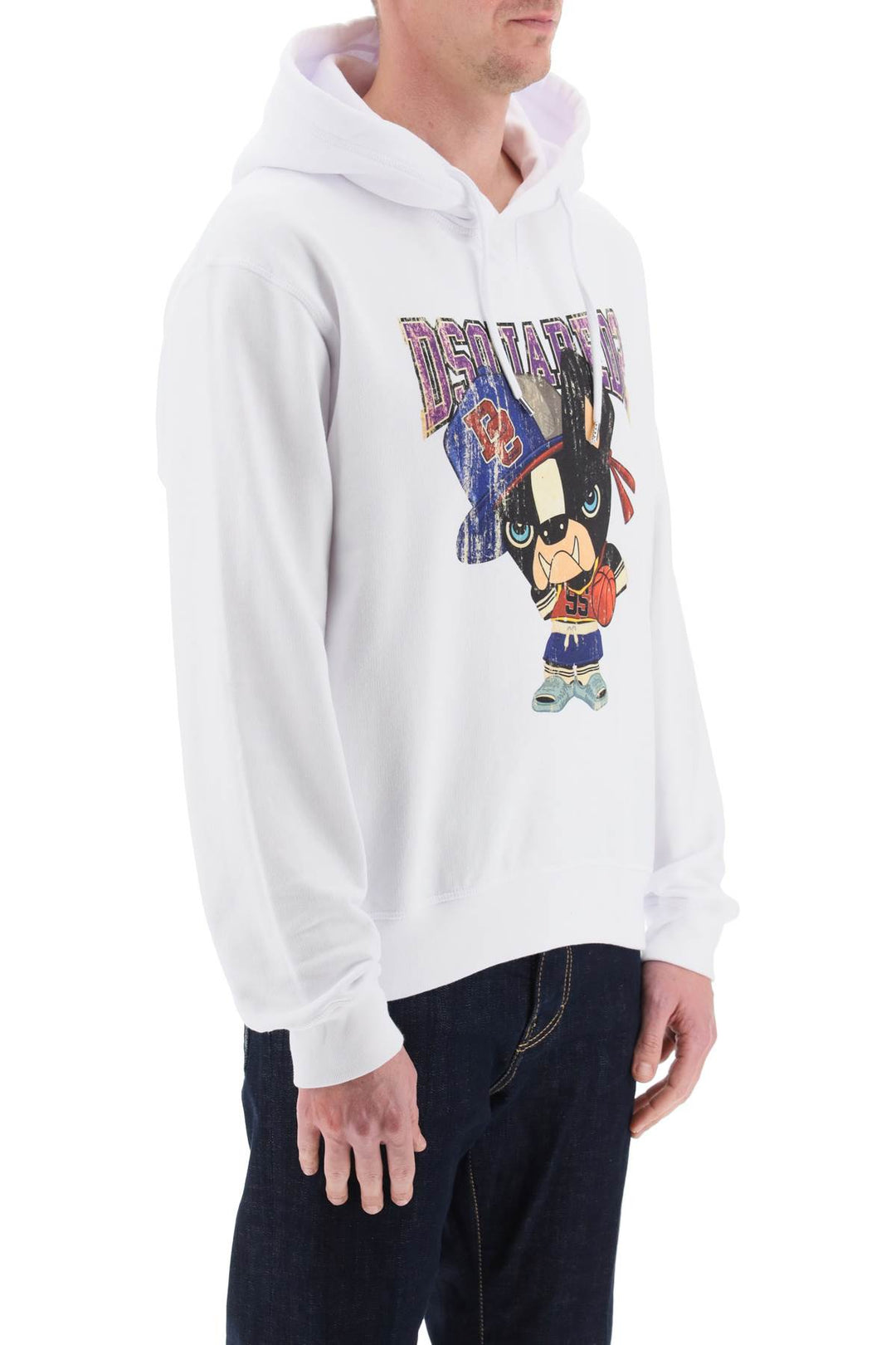 Cool Fit Printed Hoodie - Dsquared2 - Men