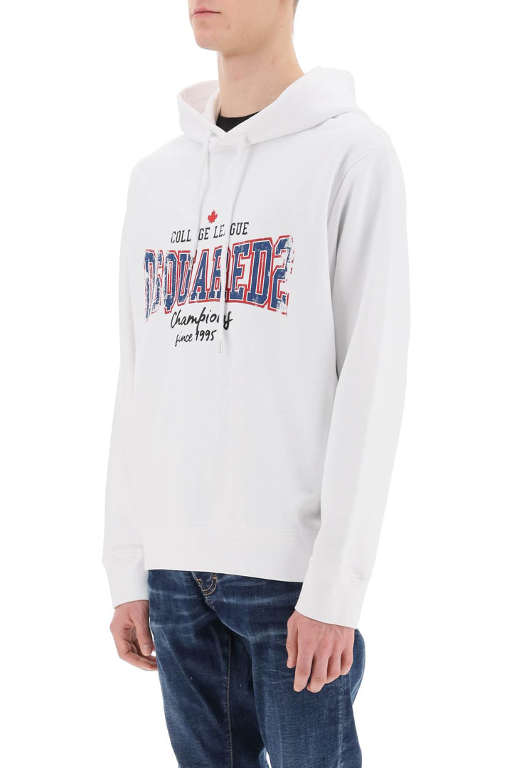 Cool Fit Printed Hoodie - Dsquared2 - Men