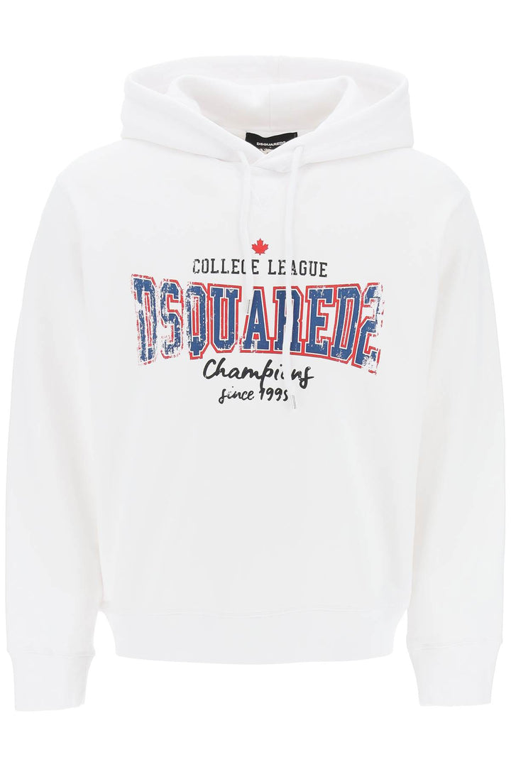 Cool Fit Printed Hoodie - Dsquared2 - Men