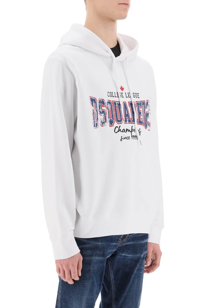 Cool Fit Printed Hoodie - Dsquared2 - Men