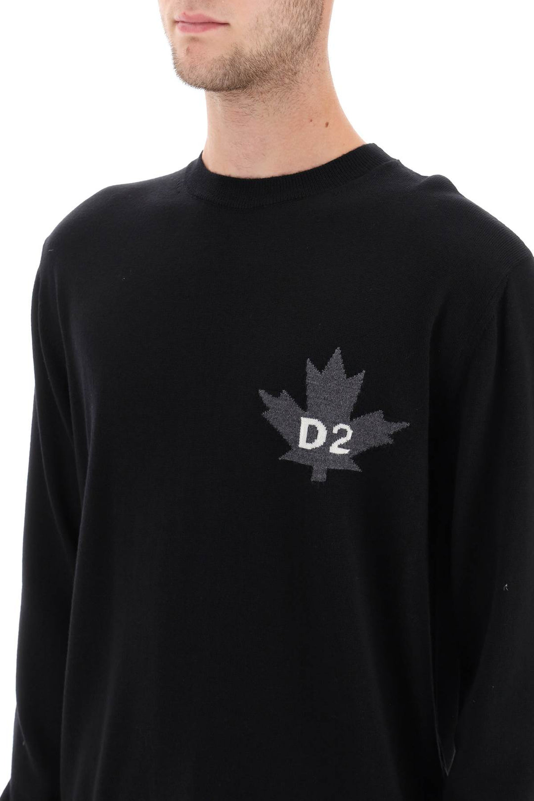 D2 Leaf Wool Sweater - Dsquared2 - Men