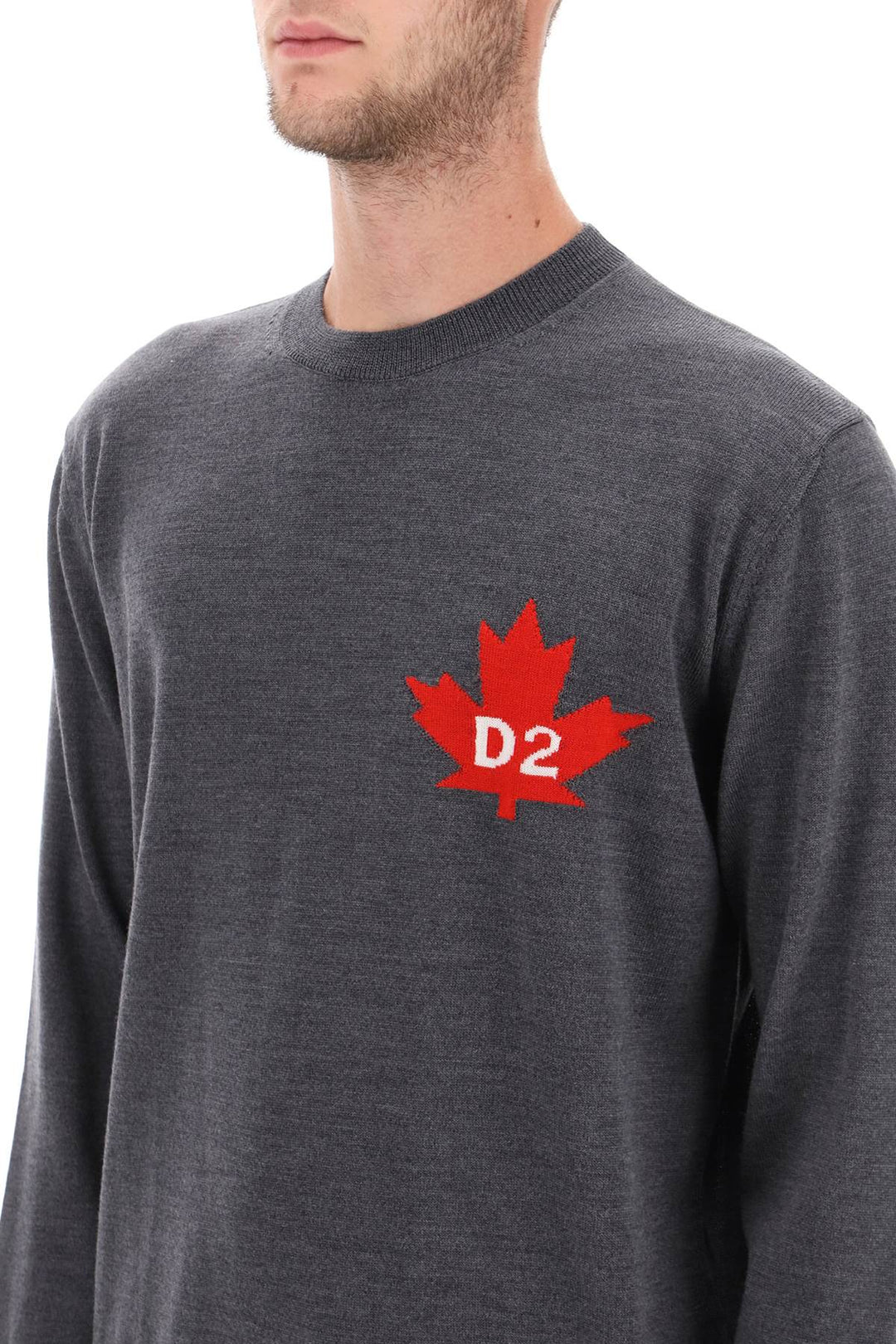 D2 Leaf Wool Sweater - Dsquared2 - Men