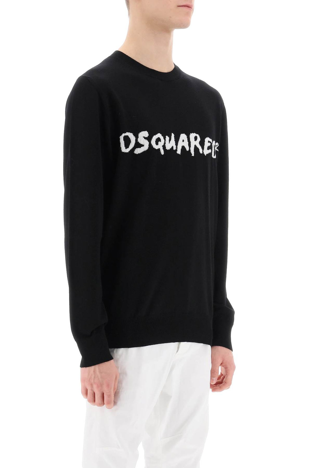 Textured Logo Sweater - Dsquared2 - Men