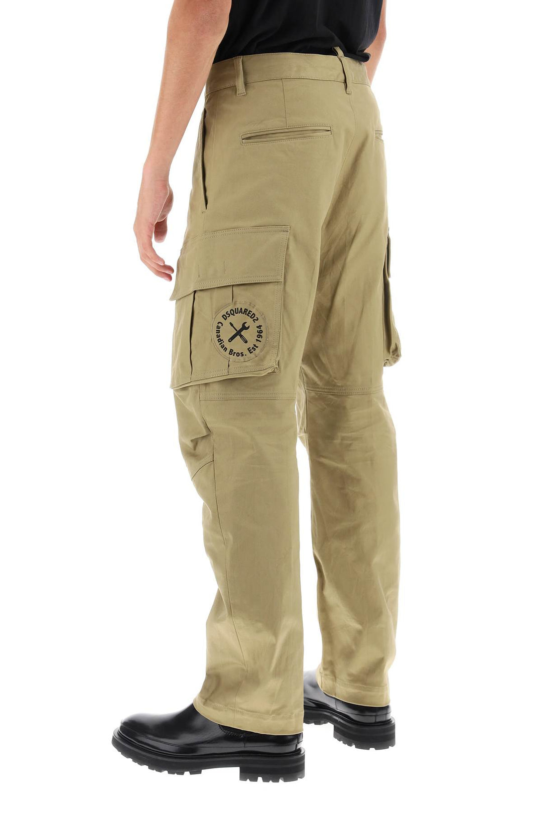 Regular Fit Cargo Pants - Dsquared2 - Men