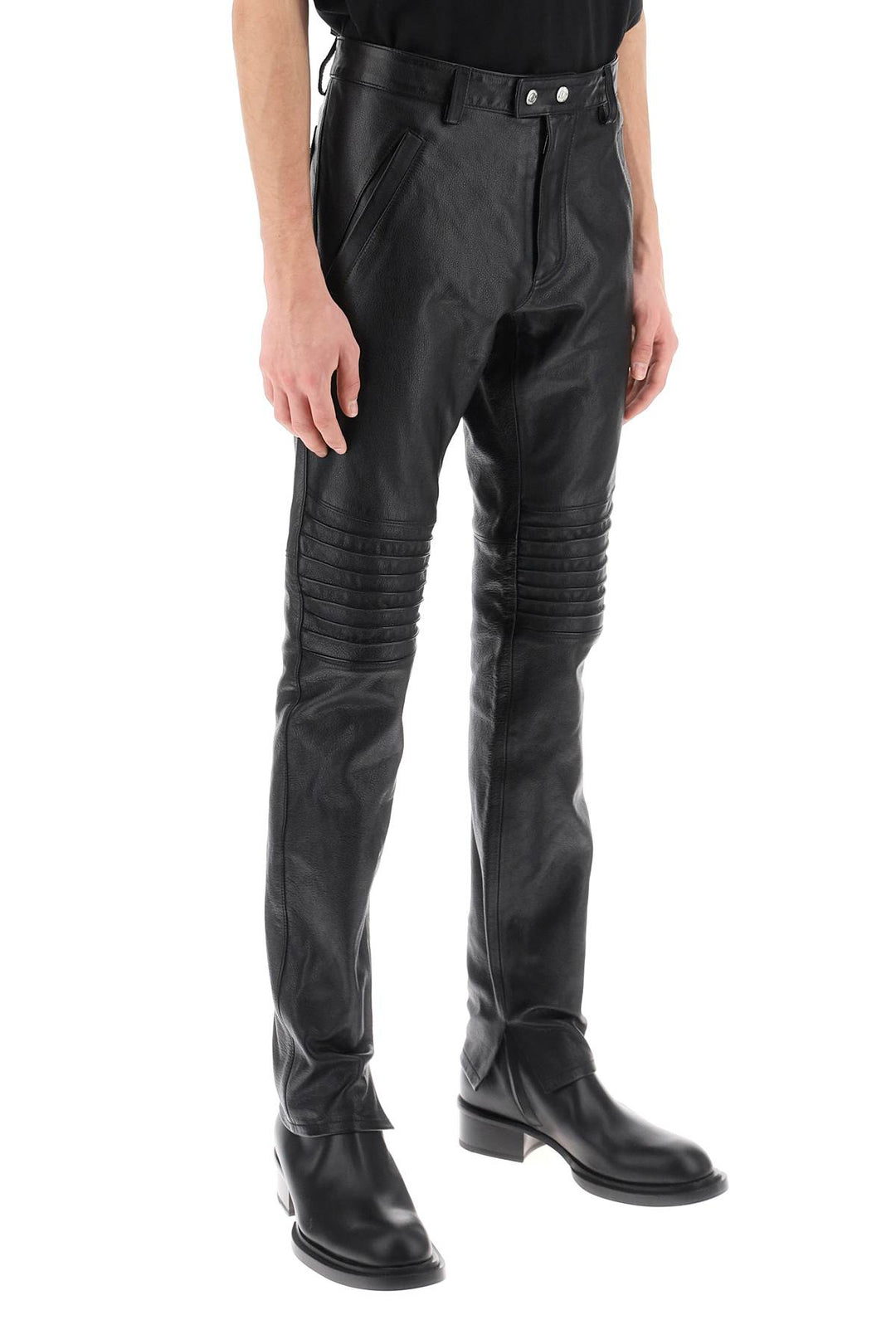 Rider Leather Pants - Dsquared2 - Men