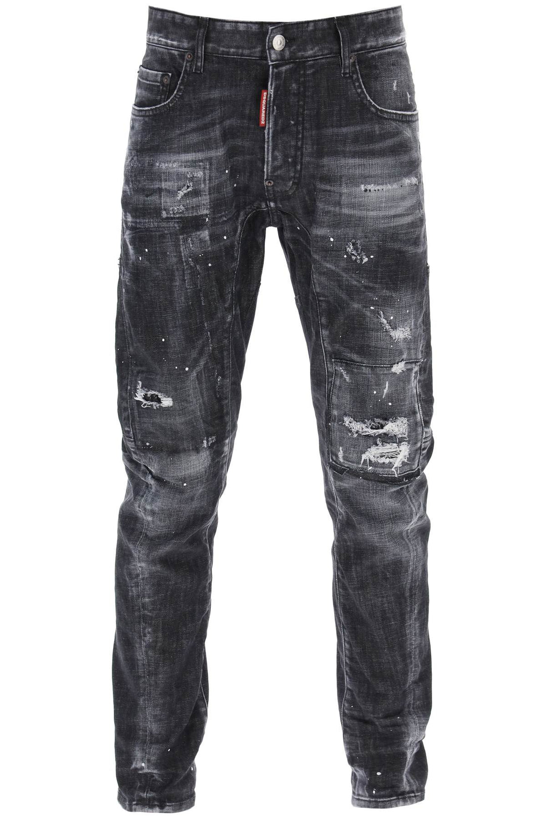 Distressed Tidy Biker Jeans - Dsquared2 - Men