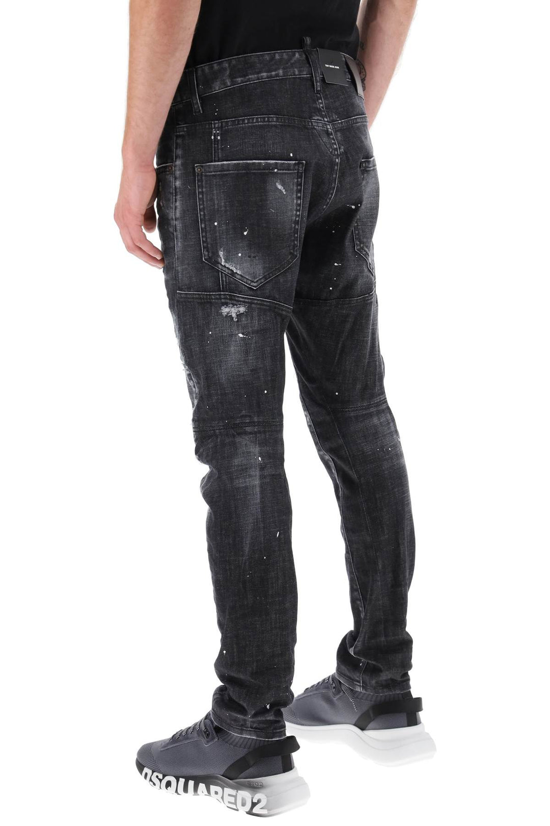 Distressed Tidy Biker Jeans - Dsquared2 - Men