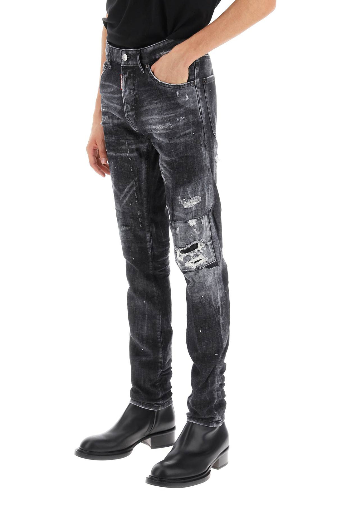 Black Ripped Wash Cool Guy Jeans - Dsquared2 - Men