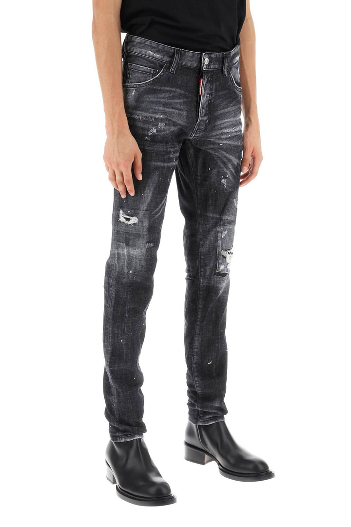 Black Ripped Wash Cool Guy Jeans - Dsquared2 - Men