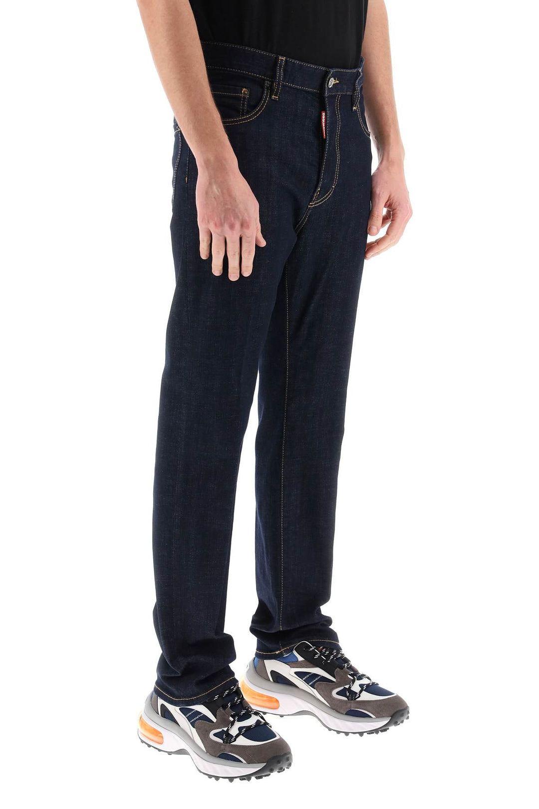 642 Jeans In Dark Rinse Wash - Dsquared2 - Men