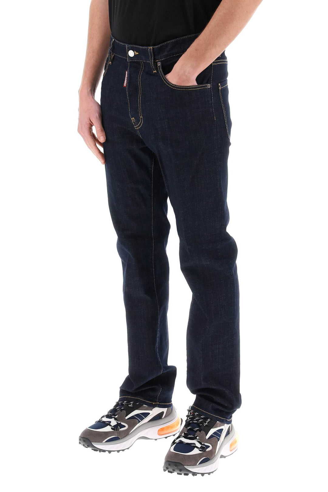 642 Jeans In Dark Rinse Wash - Dsquared2 - Men