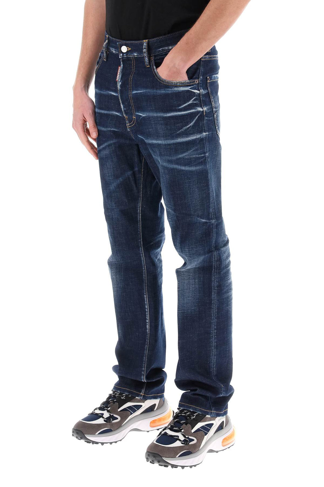 642 Jeans In Dark Clean Wash - Dsquared2 - Men