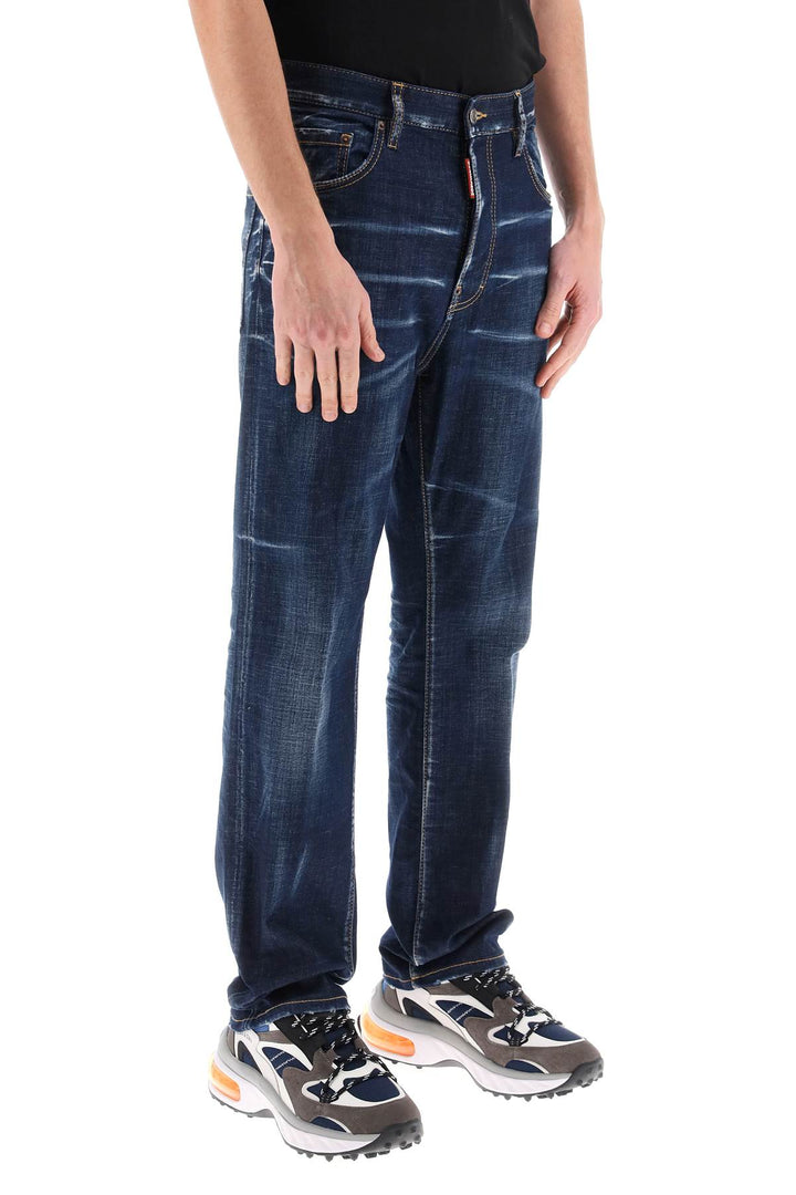 642 Jeans In Dark Clean Wash - Dsquared2 - Men