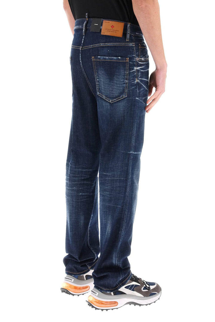 642 Jeans In Dark Clean Wash - Dsquared2 - Men