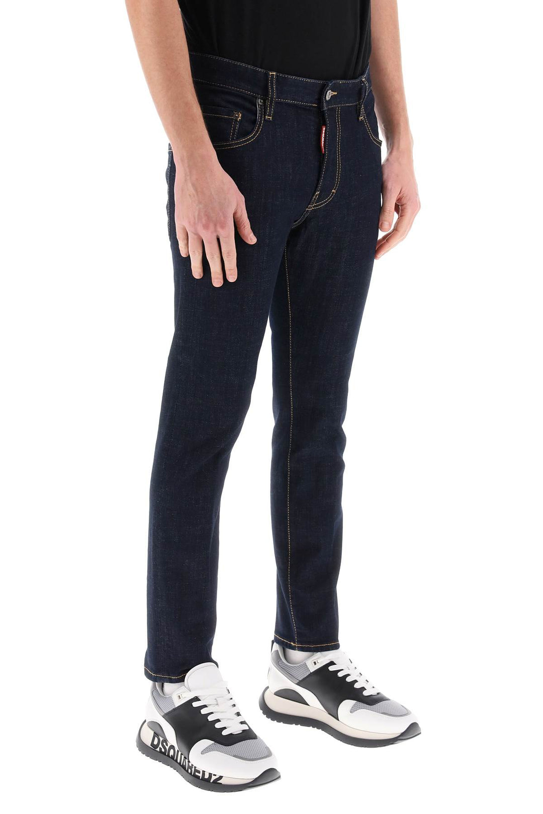 Skater Jeans In Dark Rinse Wash - Dsquared2 - Men