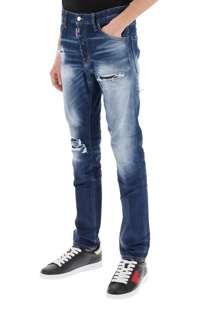 Cool Guy Jeans In Medium Worn Out Booty Wash - Dsquared2 - Men