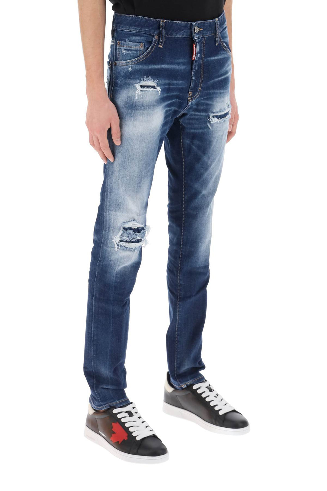 Cool Guy Jeans In Medium Worn Out Booty Wash - Dsquared2 - Men