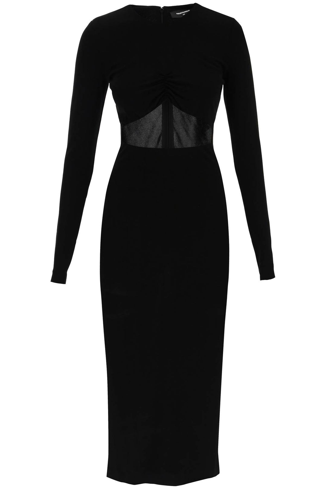 'Peekaboo' Jersey Midi Dress - Dsquared2 - Women