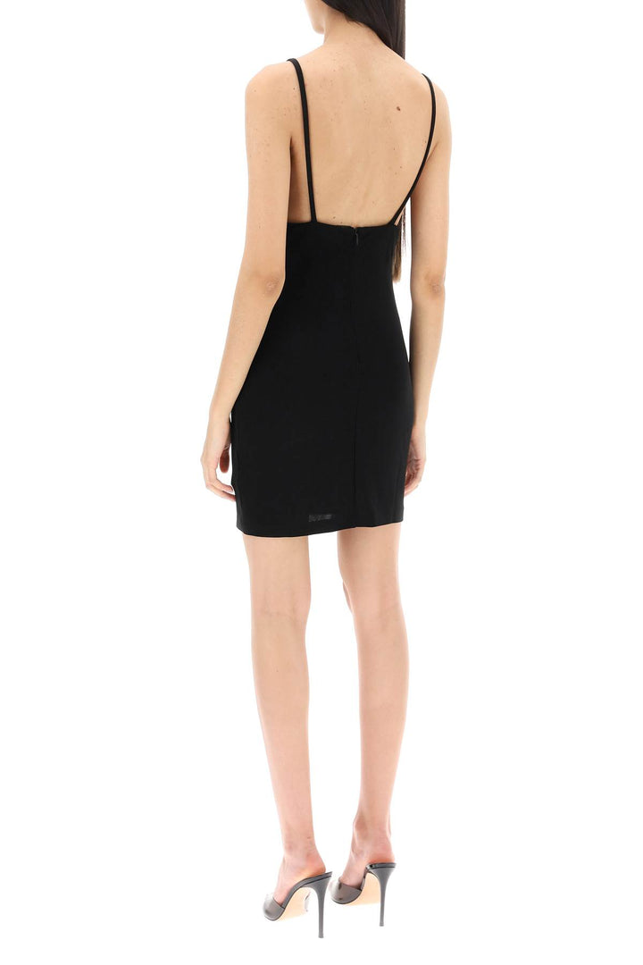 Sleeveless Mini Dress With Draped Neckline - Dsquared2 - Women