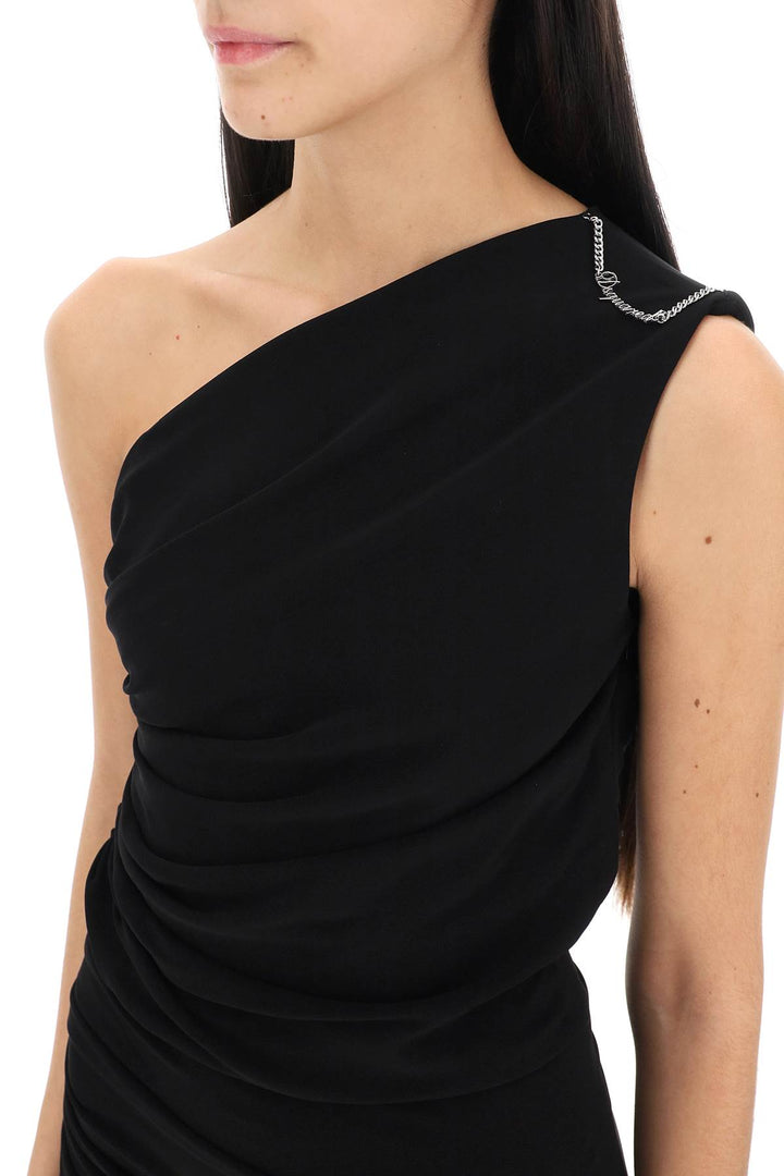 Draped One Shoulder Dress - Dsquared2 - Women