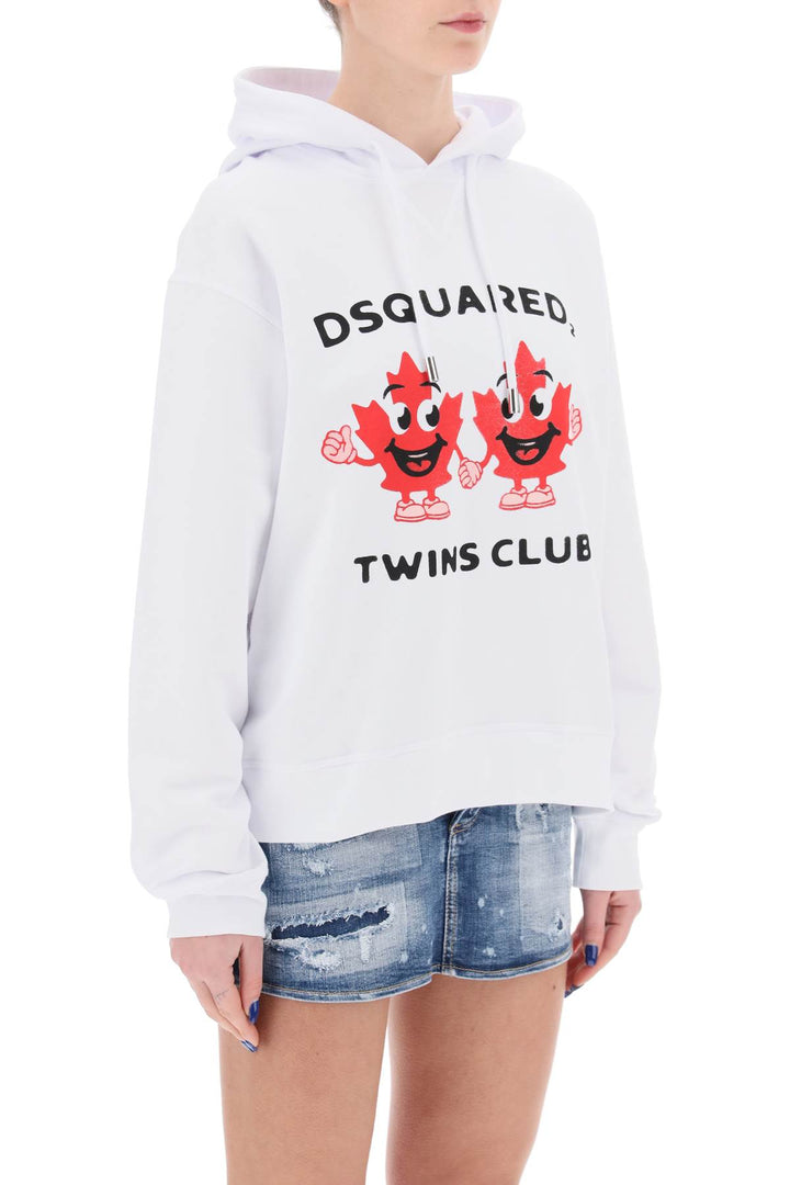 Twins Club Hooded Sweatshirt - Dsquared2 - Women