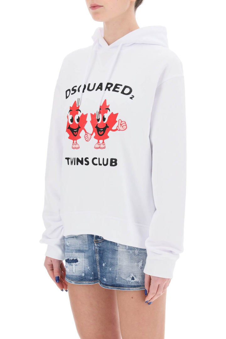 Twins Club Hooded Sweatshirt - Dsquared2 - Women