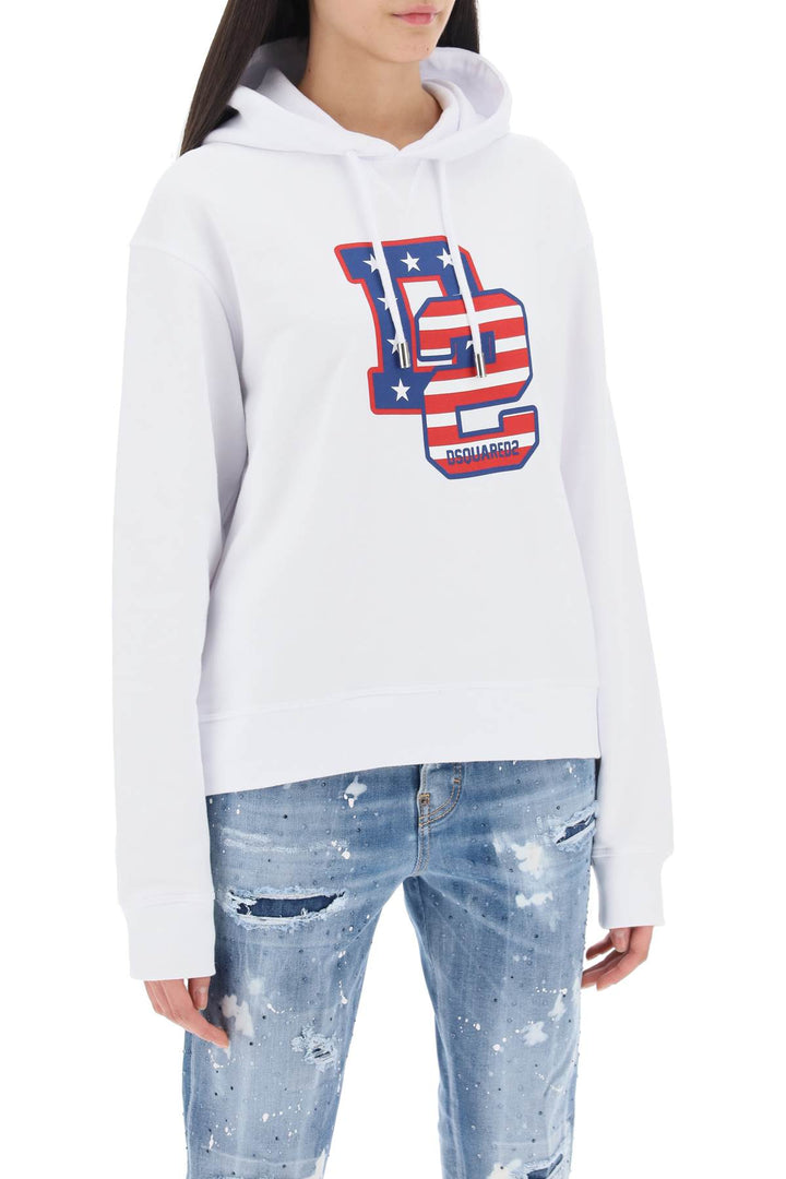 Cool Fit Hoodie With Graphic Print - Dsquared2 - Women